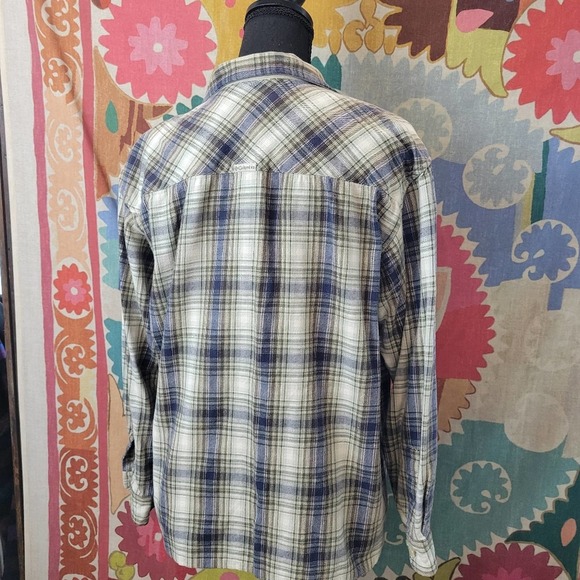 Womens Columbia 1/4 Zip Pullover Cotton Medium Plaid - Picture 11 of 16